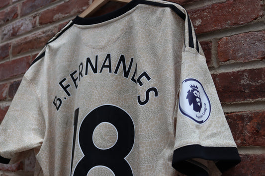 Manchester United Away - 2019/20 - Bruno Fernandes - (XL)