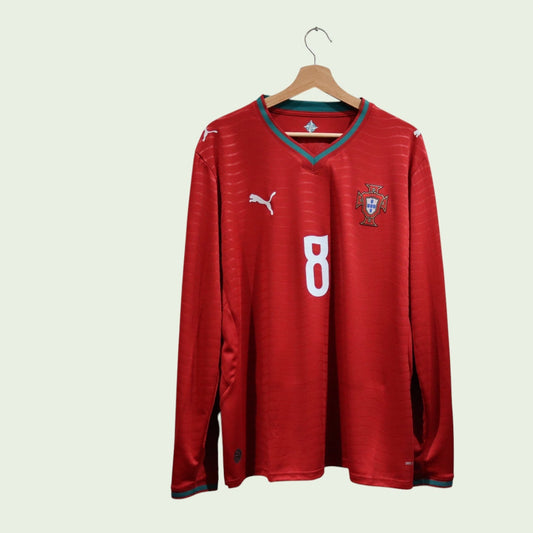 Portugal Home Longsleeve - 2026 - Bruno Fernandes (L & XL)