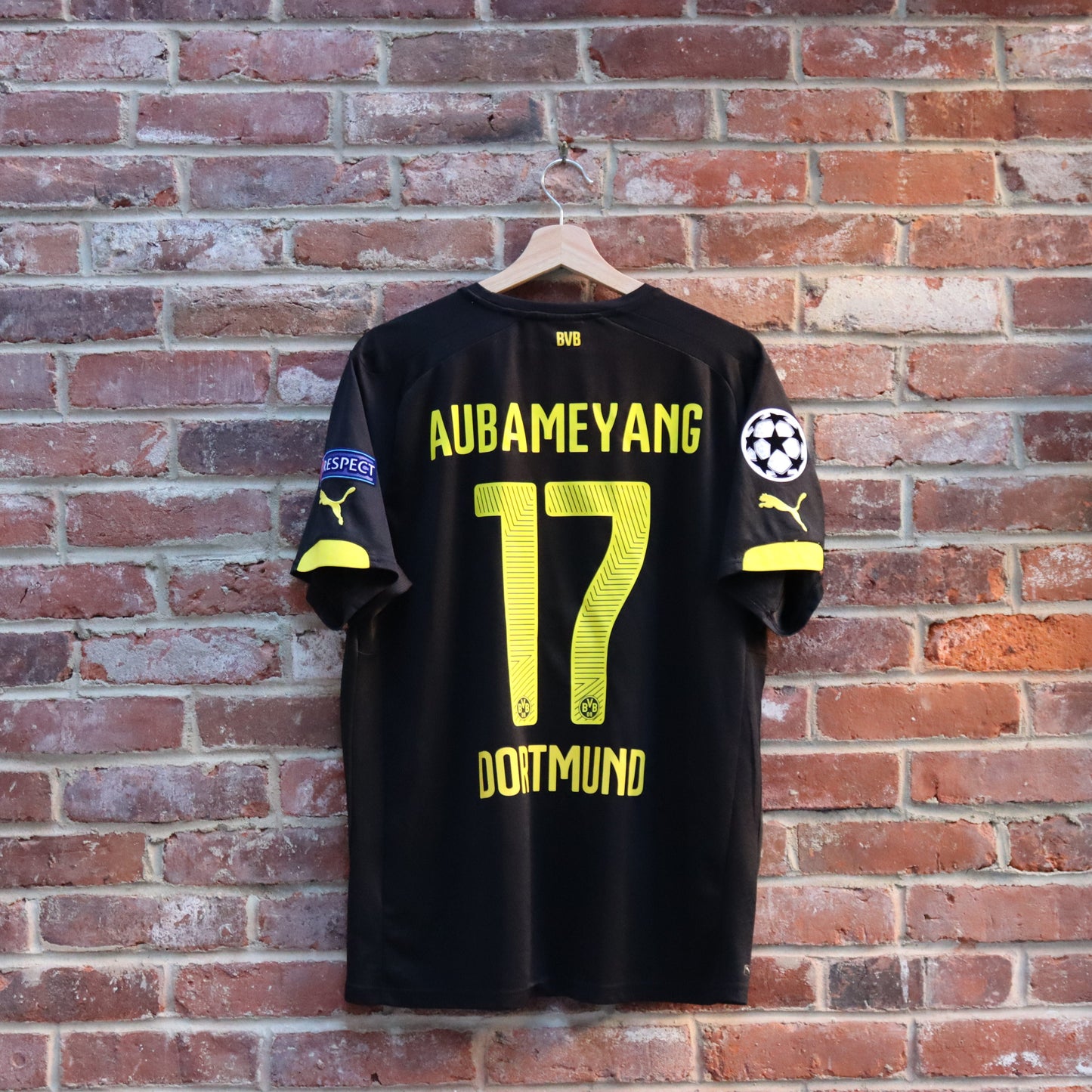 Borussia Dortmund Away - 2014/15/16 - Aubameyang  - (L)