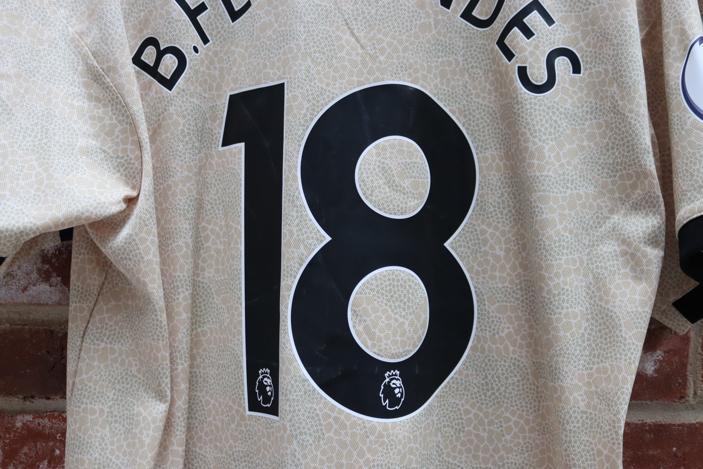 Manchester United Away - 2019/20 - Bruno Fernandes - (XL)