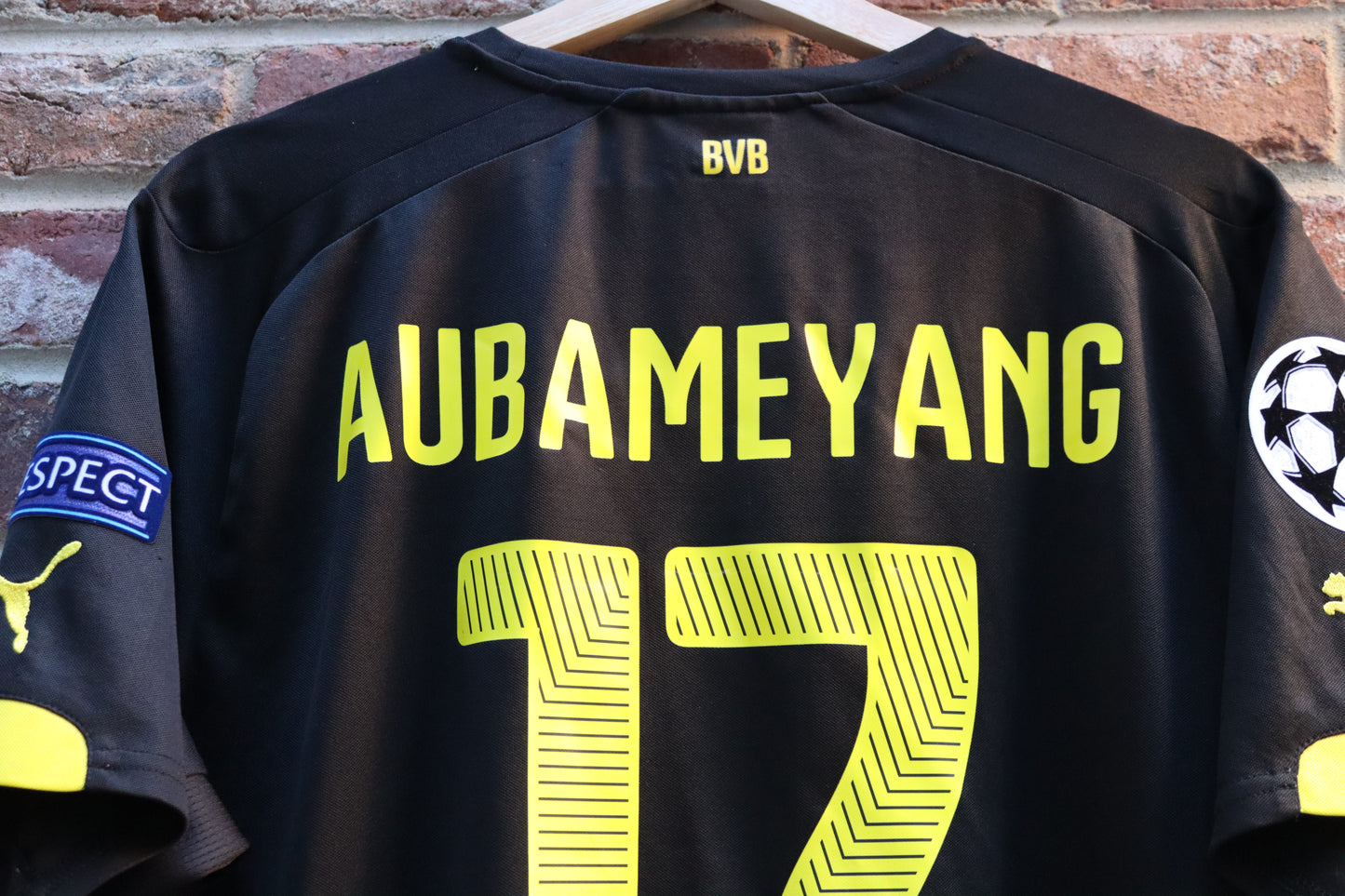 Borussia Dortmund Away - 2014/15/16 - Aubameyang  - (L)