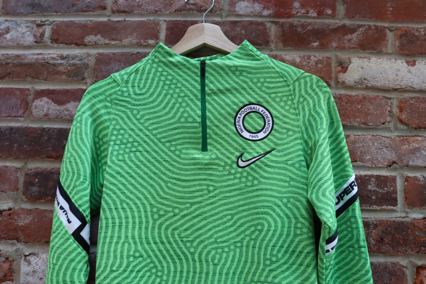 Nigeria 1/4 Zip Drill Top - 2020 - (XS)