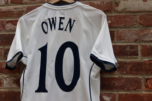 England Home - 2001 - Michael Owen - (XL Boys/Small Mens)