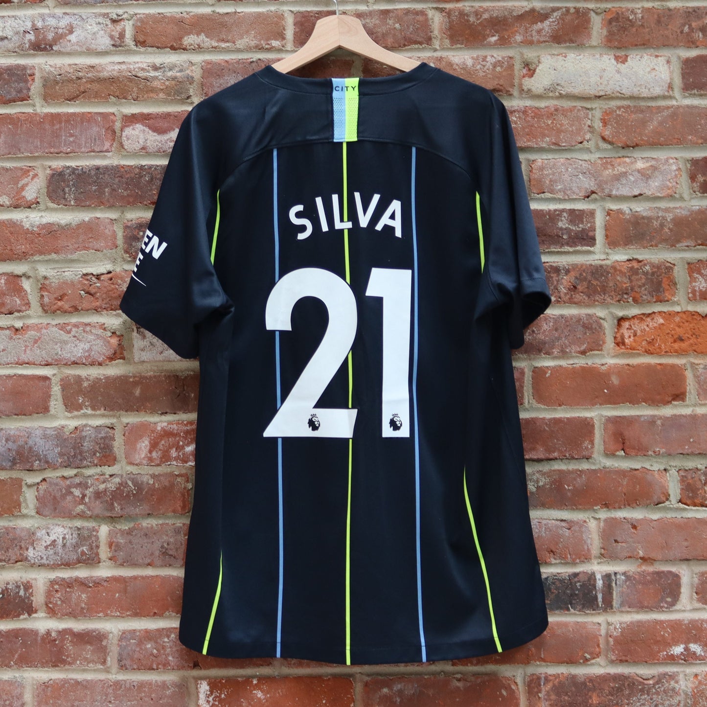 Manchester City Away - 2018/19 - David Silva - (XL)