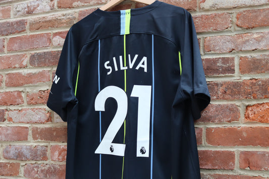 Manchester City Away - 2018/19 - David Silva - (XL)