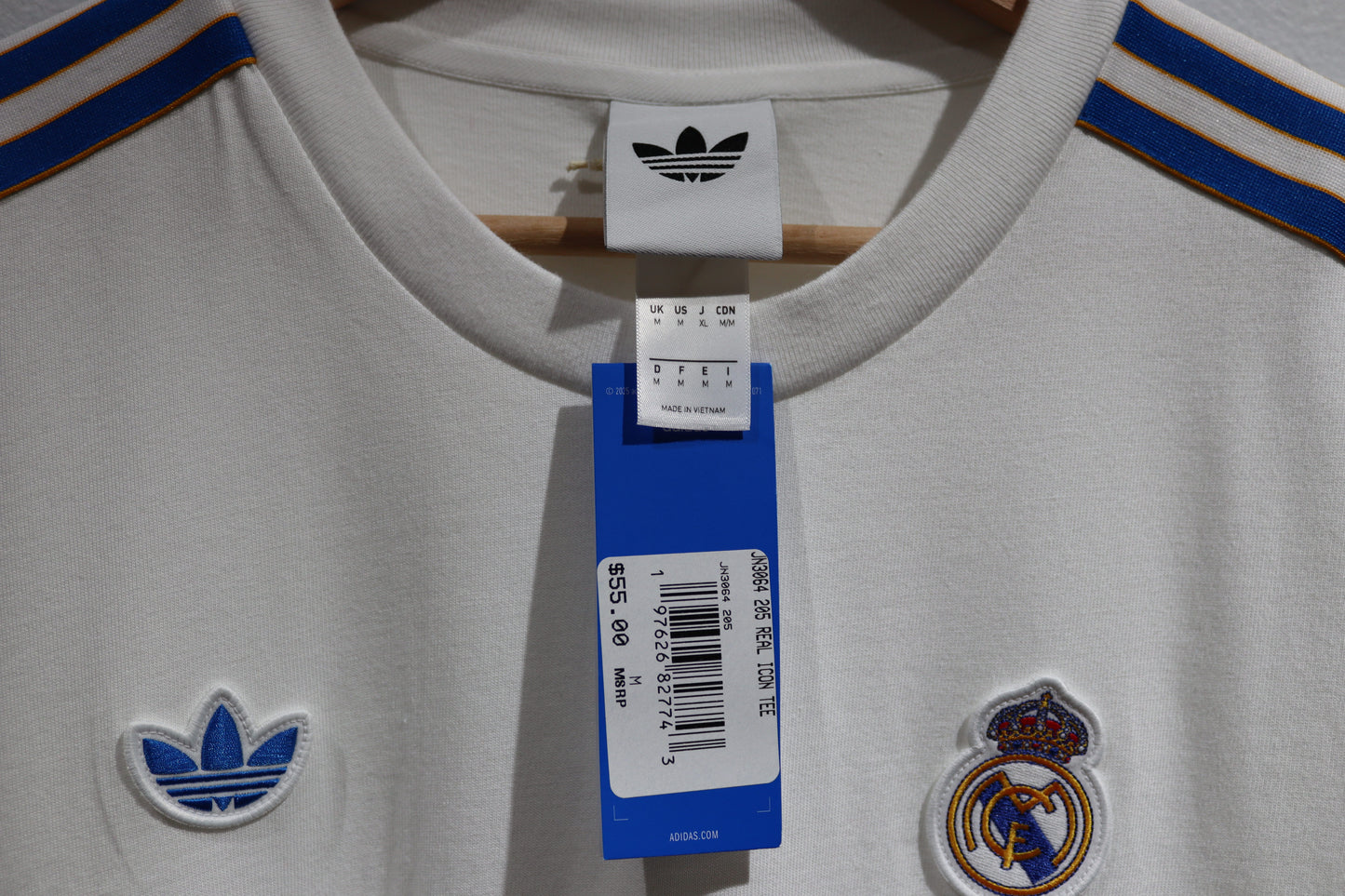Real Madrid x Adidas Originals Icon Tee - 2025/26 - (M & XL)
