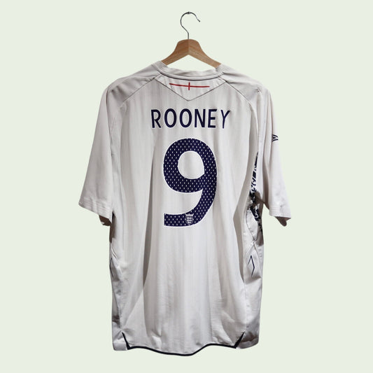 England Home - 2007/09 - Rooney  - (XXL)