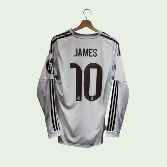 Real Madrid Home Long Sleeve - 2025/26 - James - (M)