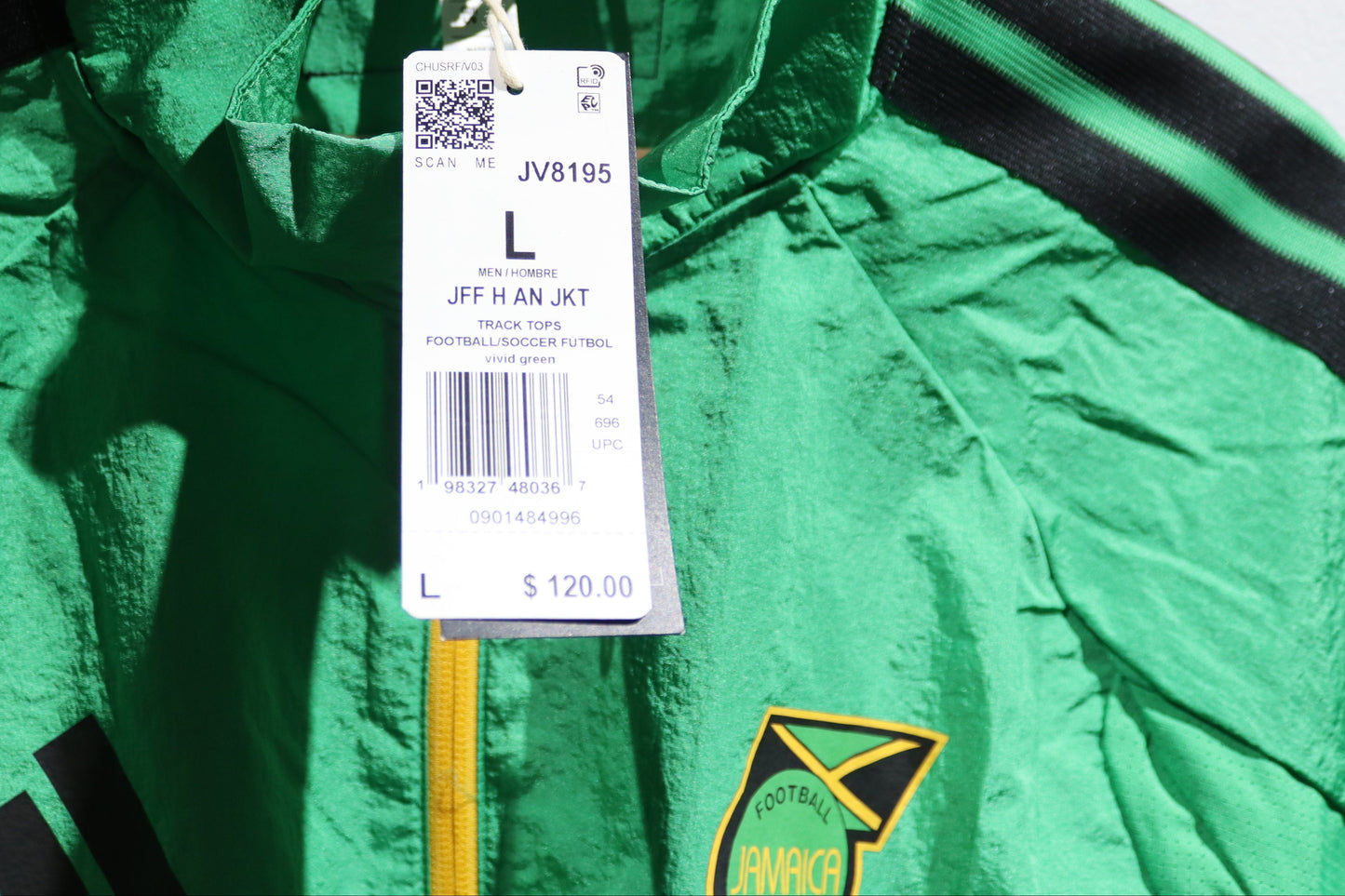 Jamaica x Bob Marley -  Adidas Full Zip Jacket -  (L)
