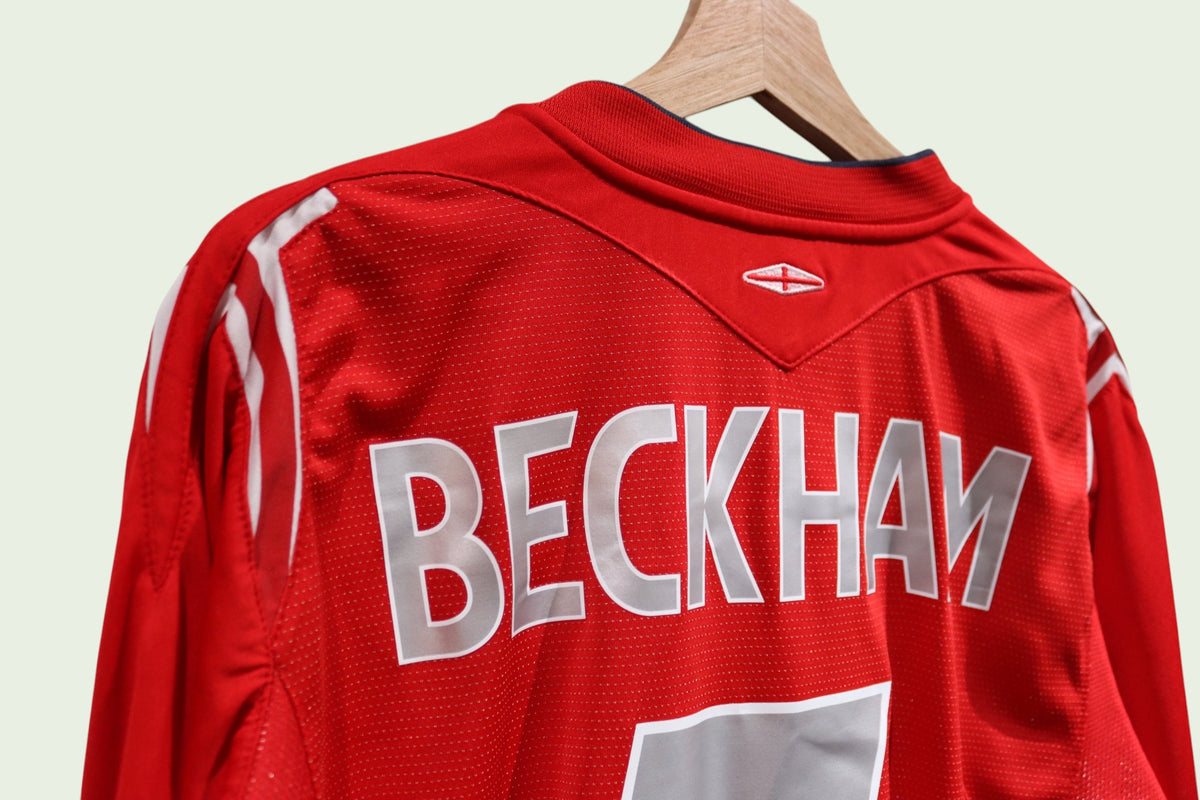 England Away - 2004/06 - Beckham - (M)