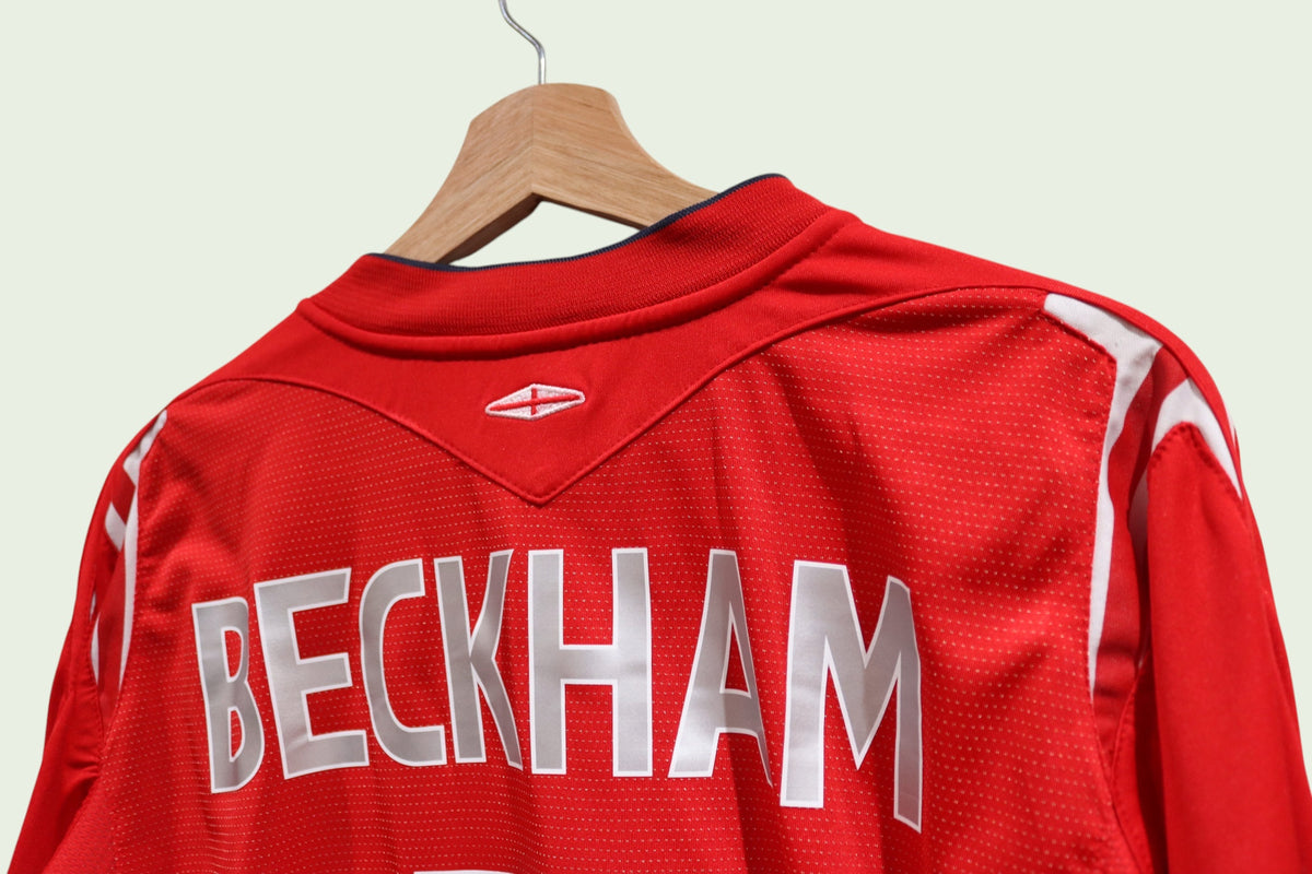 England Away - 2004/06 - Beckham - (M)