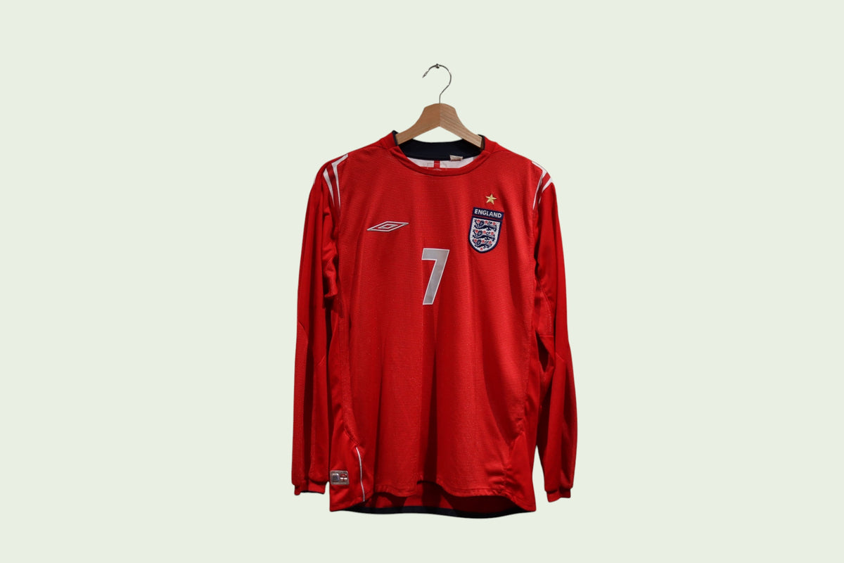 England Away - 2004/06 - Beckham - (M)
