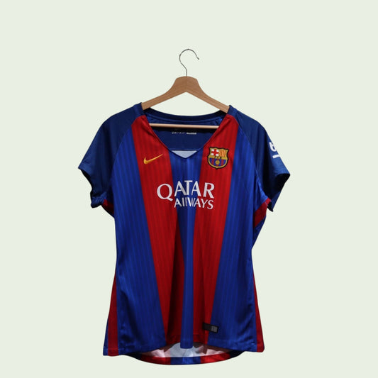 Barcelona Home - 2016/17 - Messi  - (Women's XL)