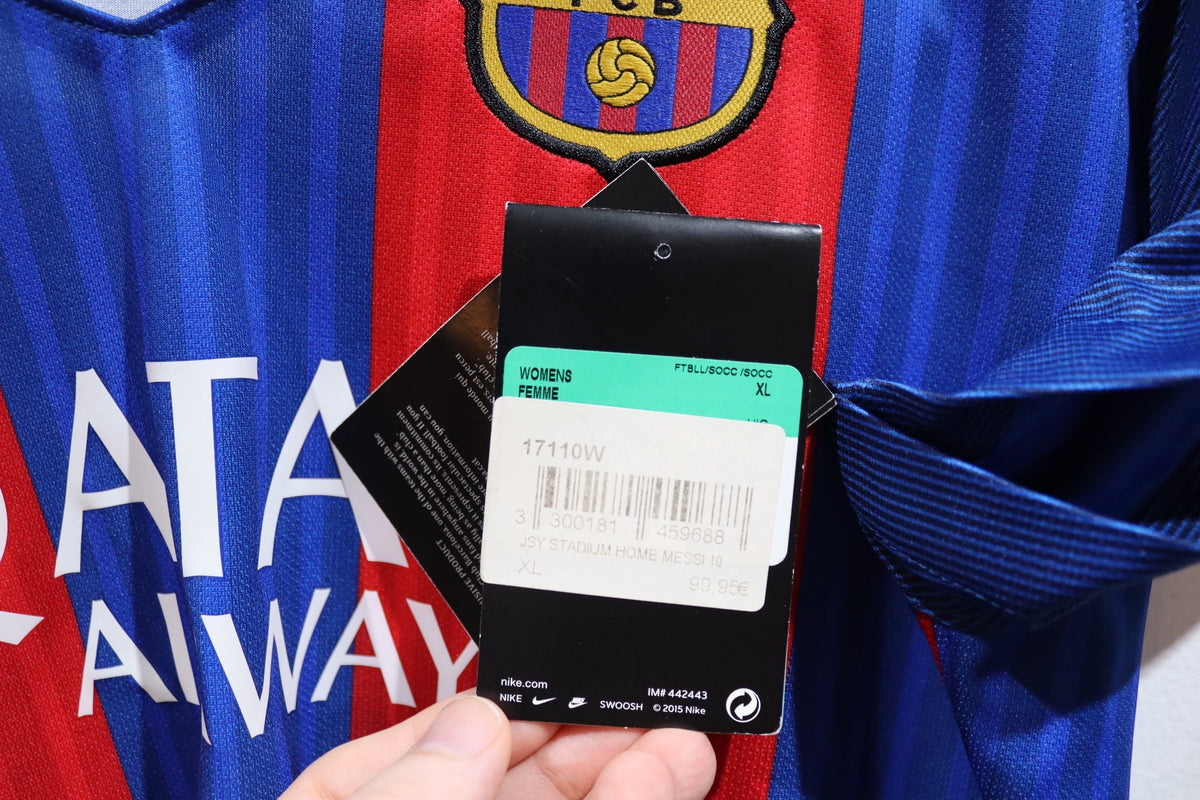 Barcelona Home - 2016/17 - Messi  - (Women's XL)