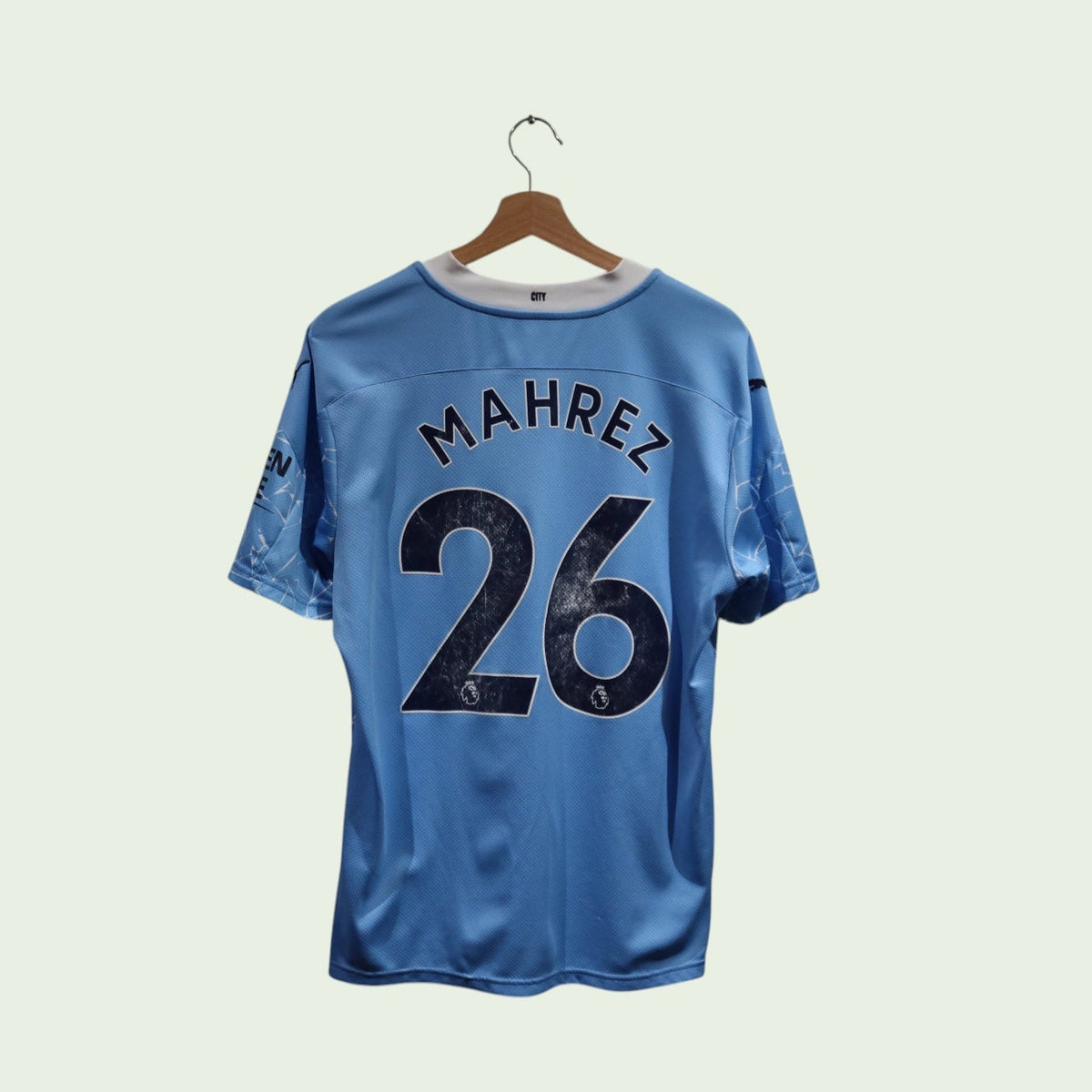 Manchester City Home  - 2020/21 - Mahrez (L)