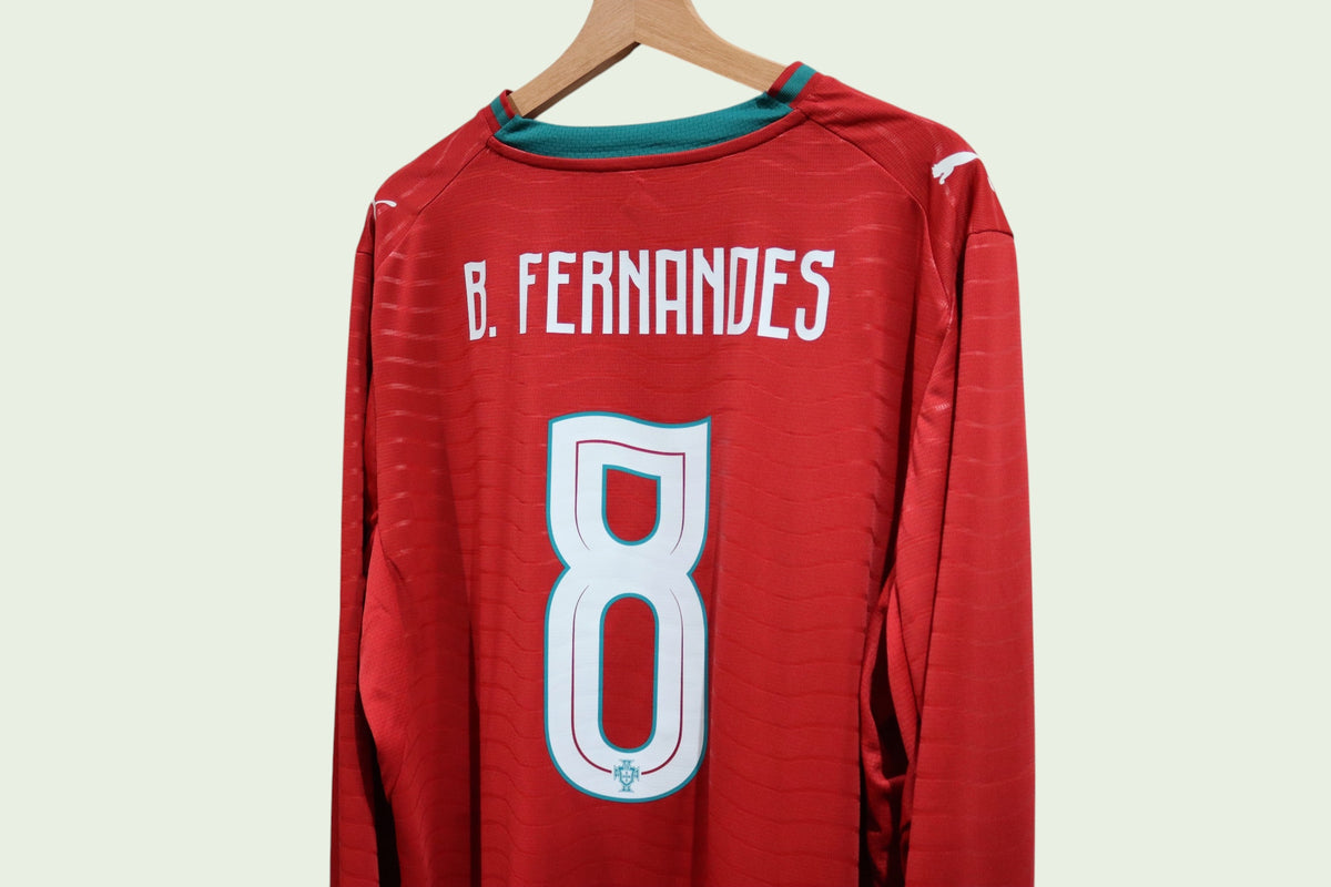 Portugal Home Longsleeve - 2026 - Bruno Fernandes (L & XL)