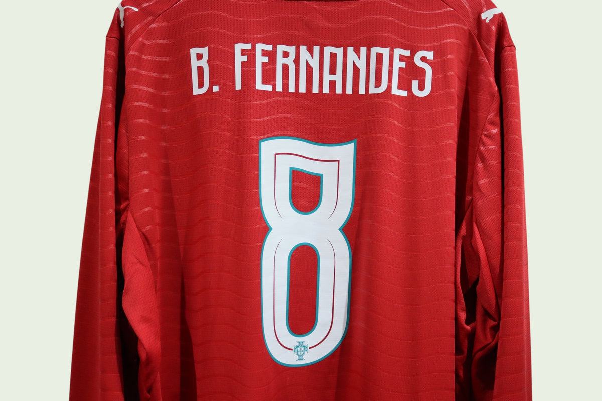 Portugal Home Longsleeve - 2026 - Bruno Fernandes (L & XL)